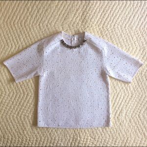 3.1 Phillip Lim Embellished Neck Top